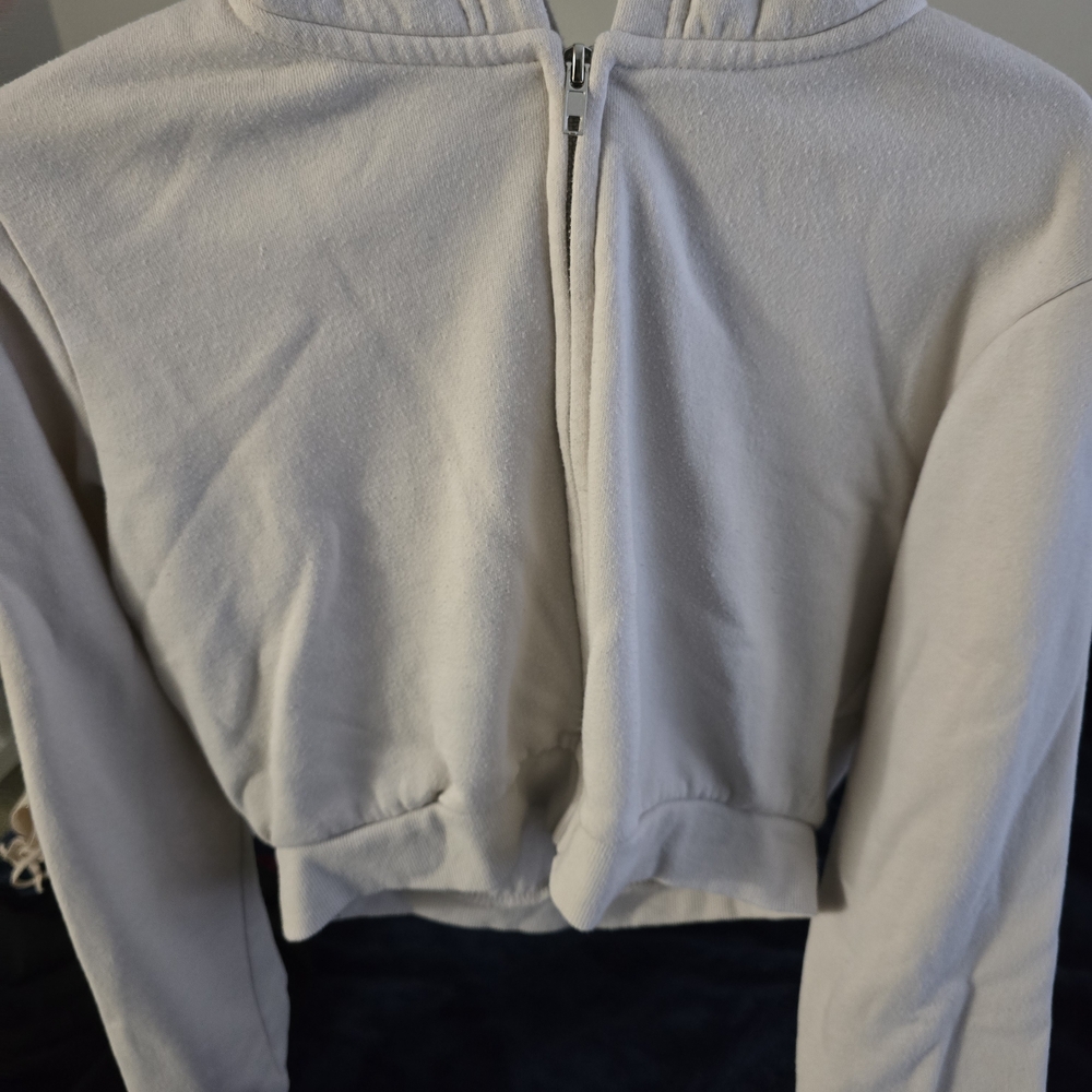 Reflex Cream Zip-Up Hoodie